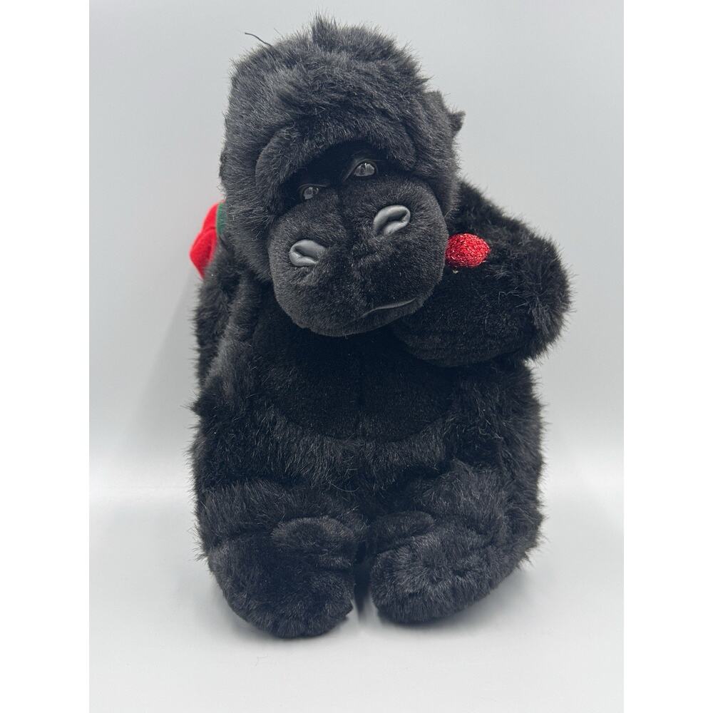 Vintage Kids Of America Gorilla Holding & Hiding Rose Behind Back Plush 8”